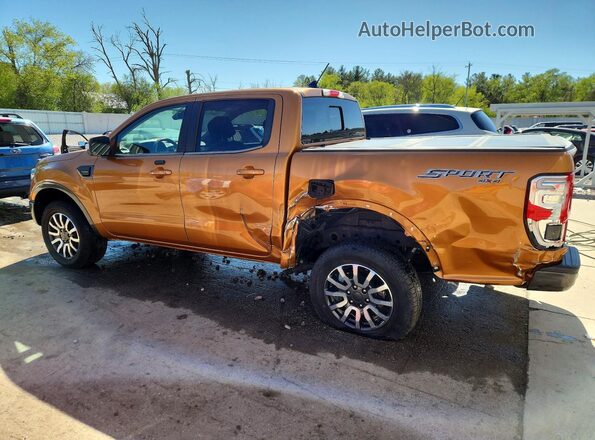 1FTER4FH4LLA35711 2020 FORD RANGER Orange Trasero izquierdo