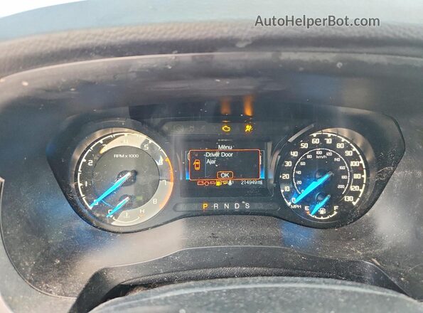 1FTER4FH4MLD81050 2021 FORD RANGER White Вид щитка приладів