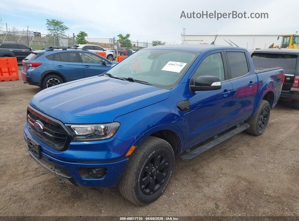 1FTER4FH6KLA66408 2019 FORD RANG Blue წინა მარცხენა ხედი სამი მეოთხედიდან