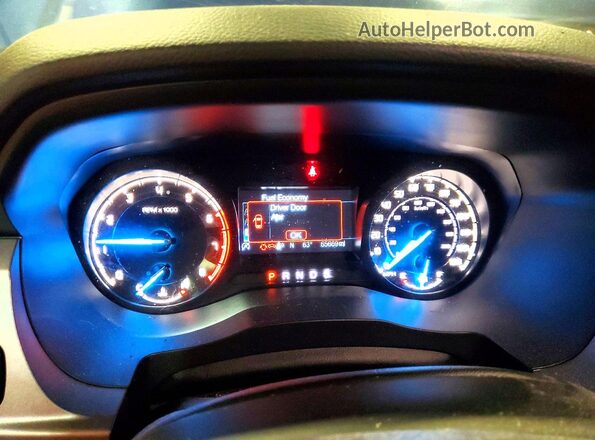 1FTER4FH6LLA86465 2020 FORD RANGER Blue Вид щитка приладів