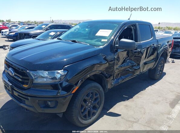 1FTER4FH6NLD00504 2022 FORD RANGER Black Widok z przodu