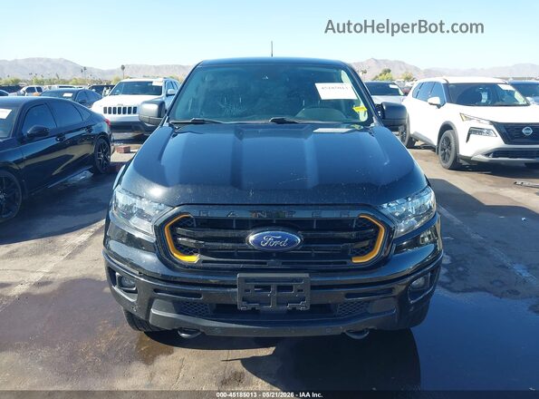 1FTER4FH6NLD00504 2022 FORD RANGER Black Widok zestawu wskaźników
