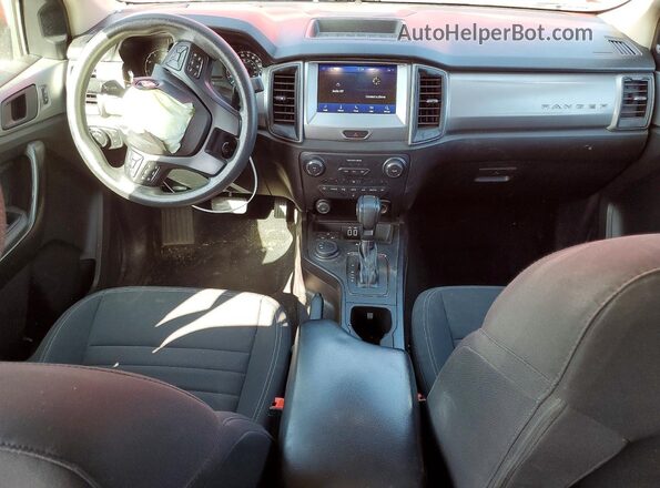 1FTER4FH7MLD46325 2021 FORD RANGER Red Вид панелі приладів