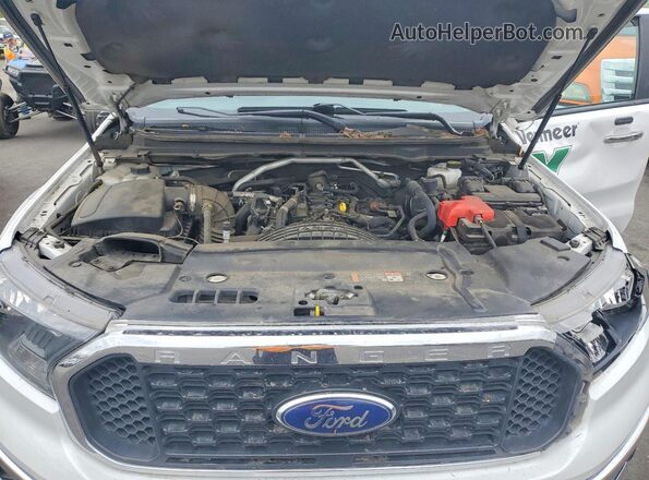 1FTER4FH7MLD49452 2021 FORD RANGER Белый Вид задней части салона