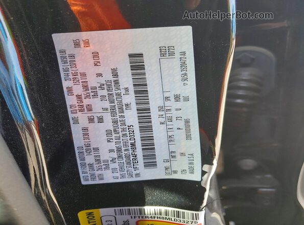 1FTER4FH8MLD33275 2021 FORD RANGER Black Widok komory silnika