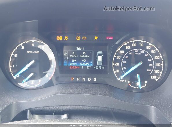 1FTER4FH9NLD05888 2022 FORD RANGER Gray Widok tylnych siedzeń
