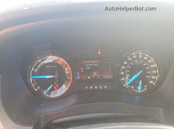 1FTER4FHXKLA38210 2019 FORD RANG Белый Вид щитка приборов