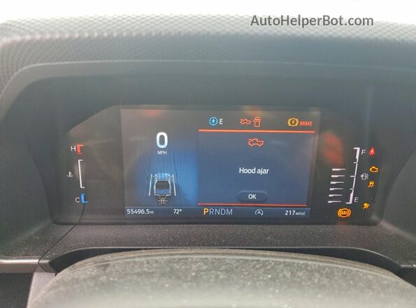 1FTER4HH0RLE05476 2024 FORD RANGER White Instrument cluster view