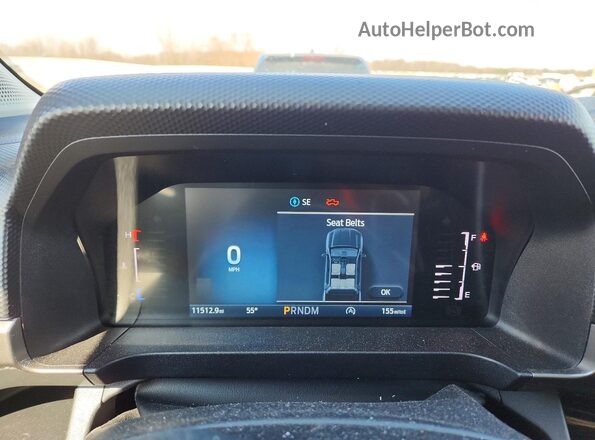 1FTER4HH0RLE64575 2024 FORD RANGER Gray Widok zestawu wskaźników