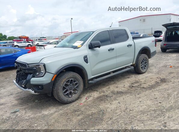 1FTER4HH2RLE18861 2024 FORD RANGER Gray წინა მარცხენა ხედი სამი მეოთხედიდან