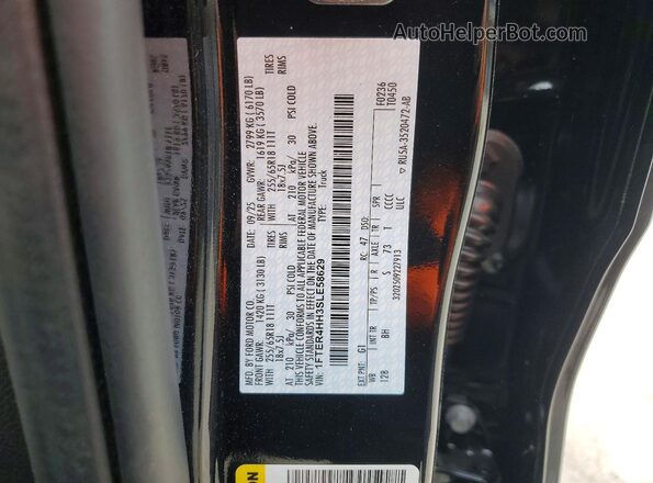 1FTER4HH3SLE58629 2025 FORD RANG Black Շարժիչի բաժամունքի տեսք