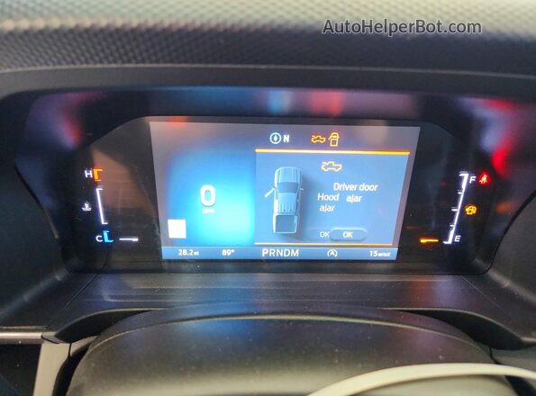 1FTER4HH5SLE78798 2025 FORD RANGER Black Вид щитка приладів