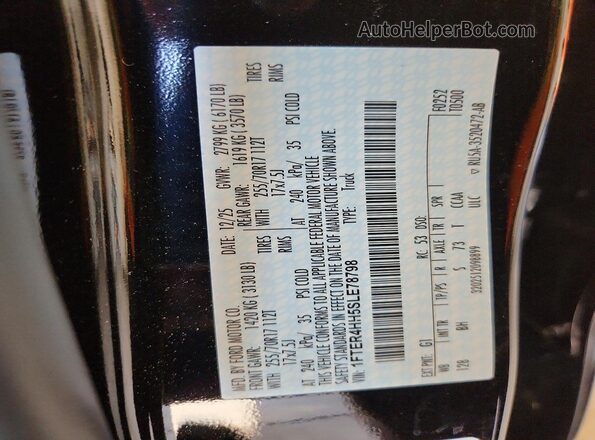 1FTER4HH5SLE78798 2025 FORD RANGER Black Вид підкапотного простору