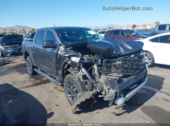 1FTER4HH7RLE34506 2024 FORD RANGER Gray Widok z przodu
