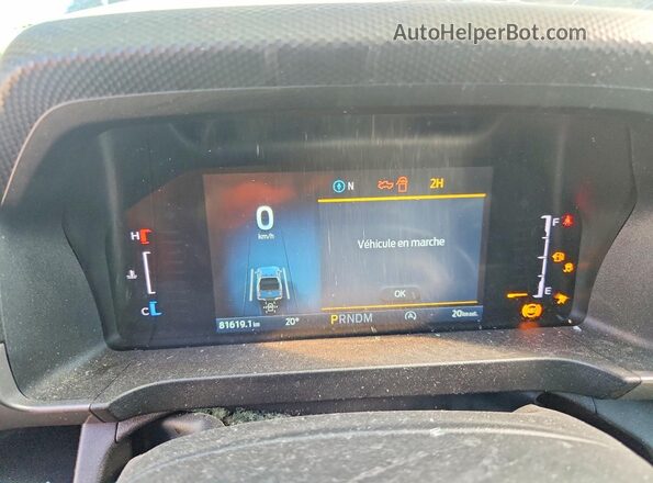 1FTER4HHXRLE42972 2024 FORD RANGER Черный Вид щитка приборов