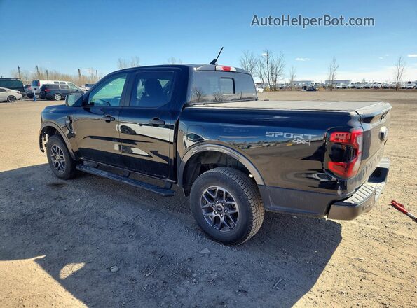 1FTER4HHXRLE42972 2024 FORD RANGER Черный Задняя левая четверть