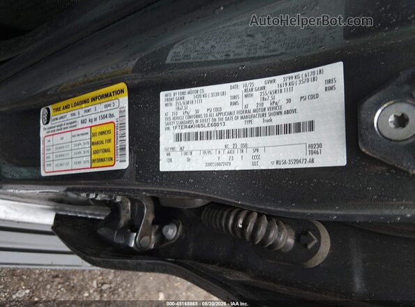 1FTER4KH6SLE60013 2025 FORD RANGER Gray 