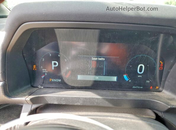 1FTER4LR8RLE01109 2024 FORD RANGER Gray ხელსაწყოთა პანელის ხედი