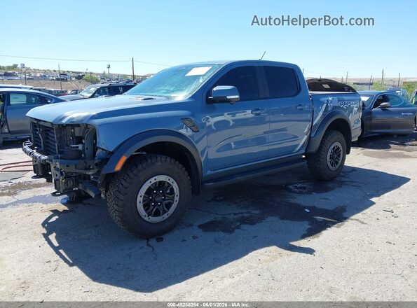 1FTER4LRXSLE02557 2025 FORD RANGER Blue Առջևի ձախ երեք քառորդ տեսարան