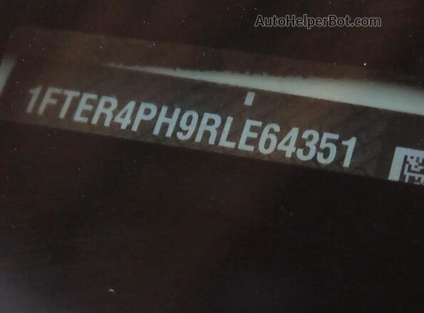 1FTER4PH9RLE64351 2024 FORD RANGER White Widok tylnych siedzeń