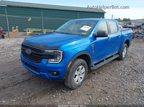 1FTER4PHXRLE00545 2024 FORD RANGER Blue Передня ліва чверть