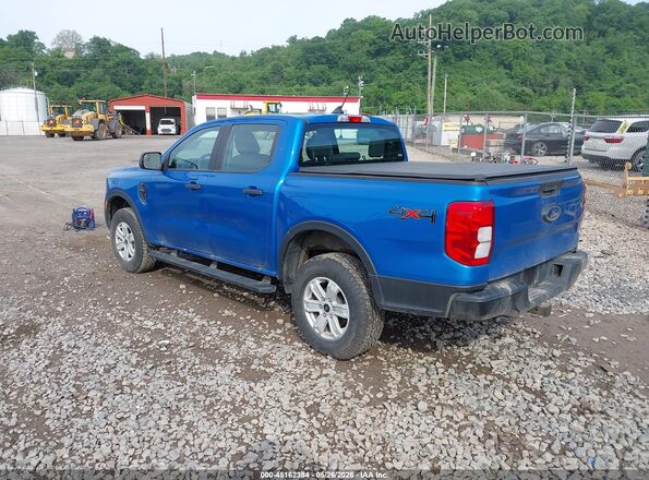 1FTER4PHXRLE00545 2024 FORD RANGER Blue Задня ліва чверть