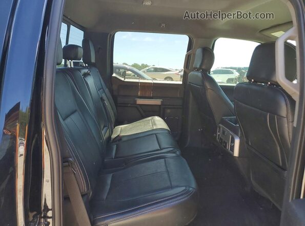 1FTEW1C46KFC01149 2019 FORD F150 Black უკანა სავარძლების ხედი