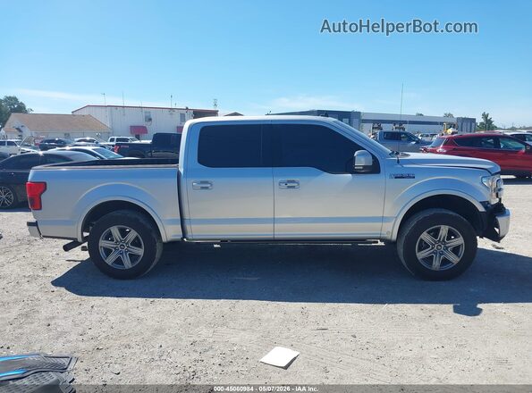 1FTEW1C47KFD50170 2019 FORD F150 Silver Rear interior view