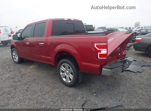 1FTEW1C50JKC90845 2018 FORD F150 Red Հետևի ձախ