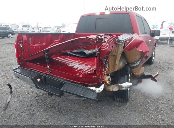 1FTEW1C50JKC90845 2018 FORD F150 Red Դիմացի տեսք
