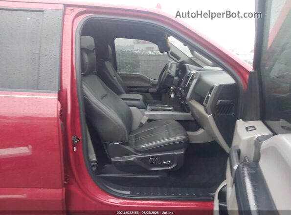 1FTEW1C50JKC90845 2018 FORD F150 Red Սալոնի դիմացի տեսք