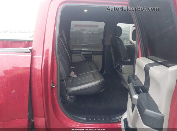 1FTEW1C50JKC90845 2018 FORD F150 Red VIN կոդի պիտակի տեսք