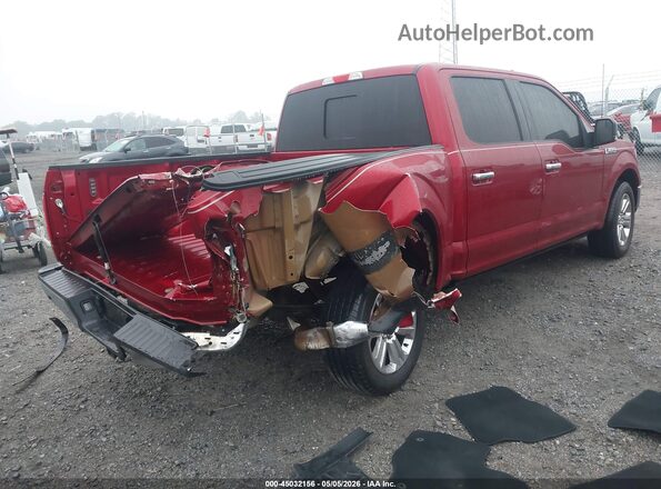 1FTEW1C50JKC90845 2018 FORD F150 Red Հետևի աջ