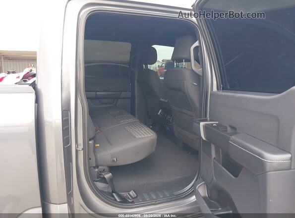 1FTEW1C52PKE61183 2023 FORD F150 Gray Vista de la etiqueta del VIN