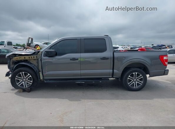 1FTEW1C52PKE61183 2023 FORD F150 Gray 