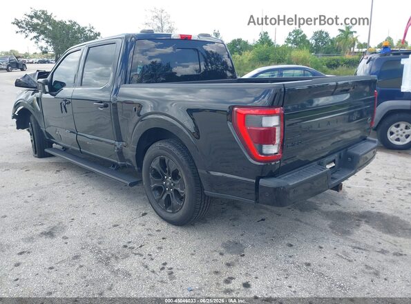 1FTEW1C53NFB55972 2022 FORD F150 Black Rear left