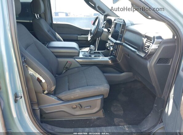 1FTEW1C53PKD15147 2023 FORD F150 Синий Вид салона спереди