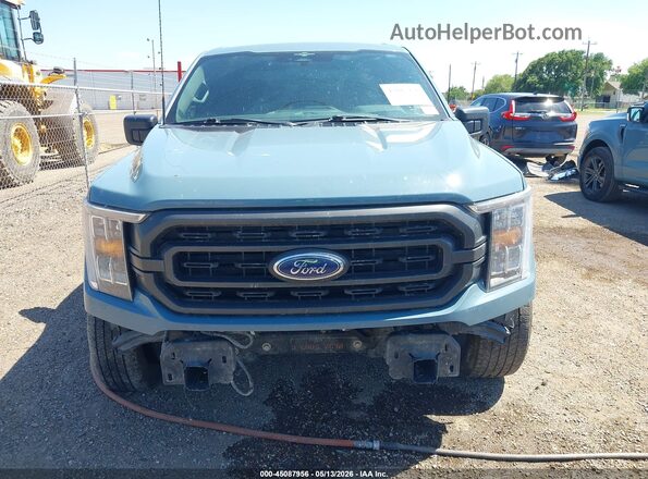 1FTEW1C53PKD15147 2023 FORD F150 Синий Вид задней части салона