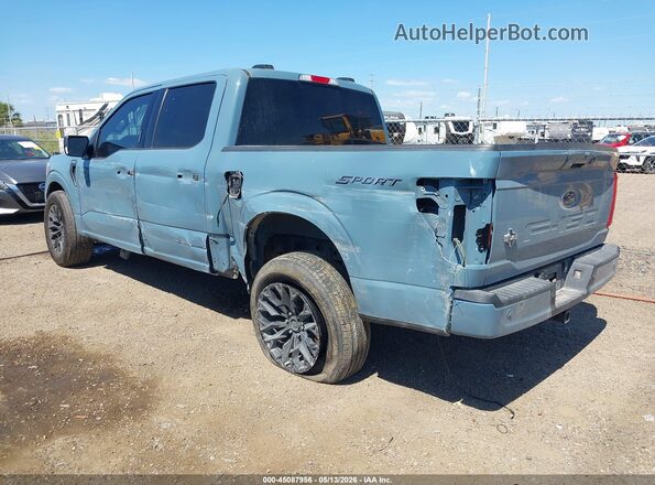 1FTEW1C53PKD15147 2023 FORD F150 Синий Задняя левая четверть