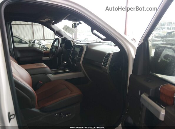 1FTEW1C54LFB54066 2020 FORD F150 White Вид салону спереду