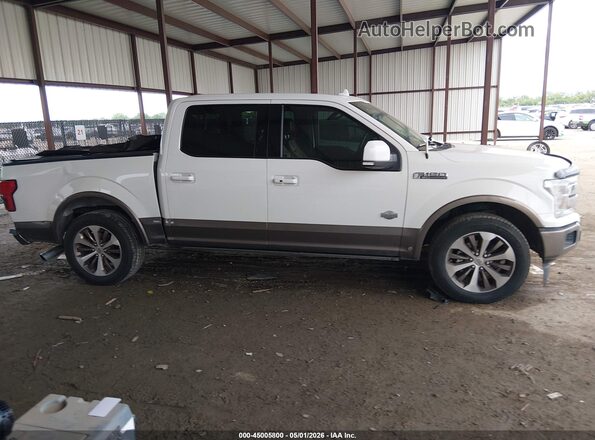 1FTEW1C54LFB54066 2020 FORD F150 White Вид задньої частини салону