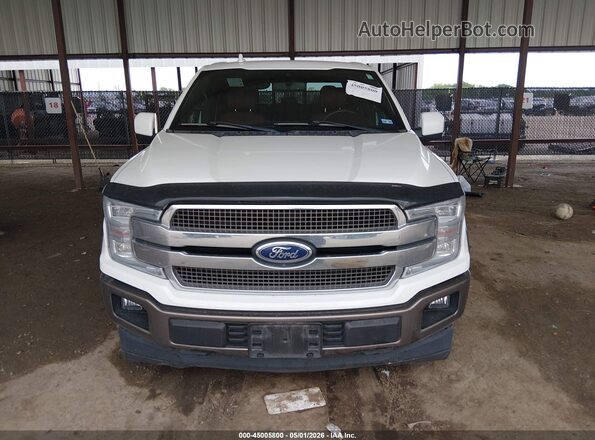 1FTEW1C54LFB54066 2020 FORD F150 White Вид щитка приладів