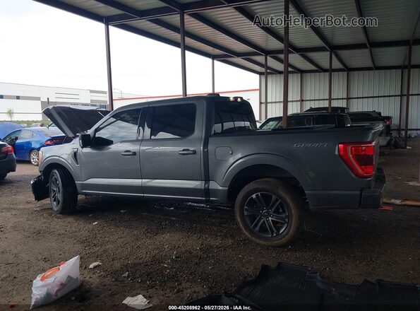 1FTEW1C54MFA59427 2021 FORD F150 Gray სალონის 360-გრადუსიანი ხედი