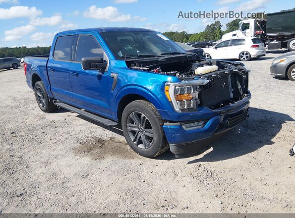 1FTEW1C55PKD73809 2023 FORD F150 Синий Вид спереди