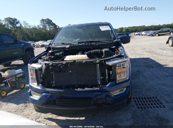 1FTEW1C55PKD73809 2023 FORD F150 Синий Вид задней части салона