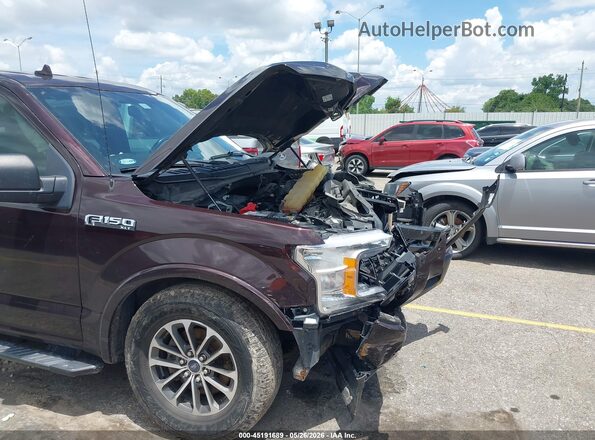 1FTEW1C56JKC49670 2018 FORD F150 Burgundy წინა ხედი