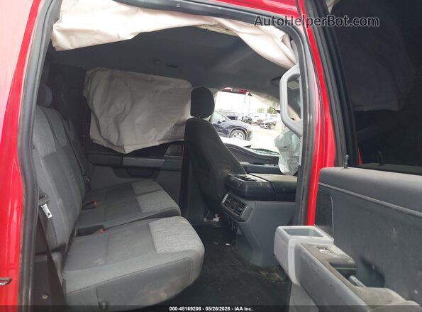 1FTEW1C56MKD21990 2021 FORD F150 Red Widok naklejki z numerem VIN