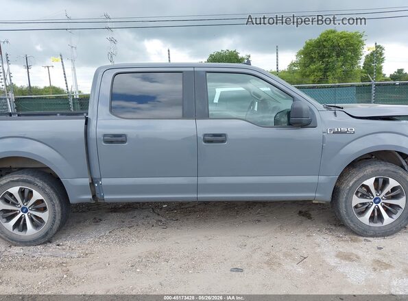 1FTEW1C58LKD51748 2020 FORD F150 Gray Rear interior view
