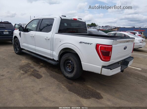 1FTEW1C58PFC09141 2023 FORD F150 White Trasero izquierdo