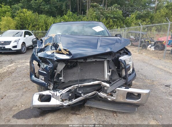 1FTEW1C80GKF95569 2016 FORD F150 Blue Rear interior view